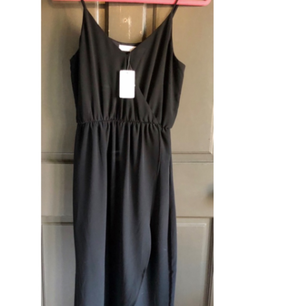 Lush black maxi dress NWT; Nordstrom